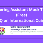 NVS Catering Assistant Mock Test 2024