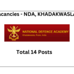 Cook Vacancies  NATIONAL DEFENCE ACADEMY, KHADAKWASLA, PUNE