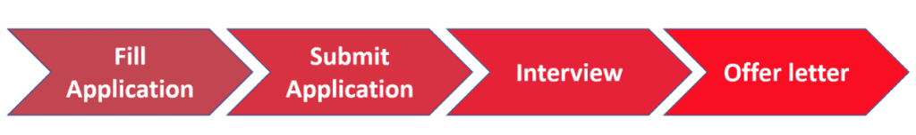 Selection process flow chart